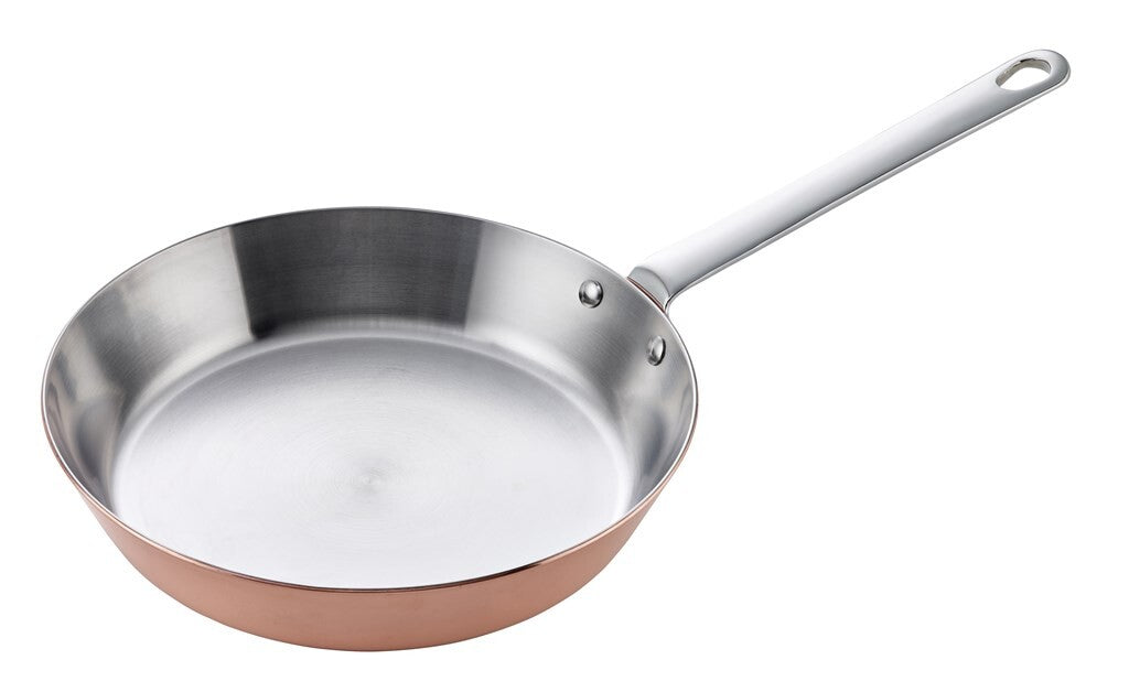 SCANPAN Maitre D' koperen koekenpan 26 cm schuin van voren