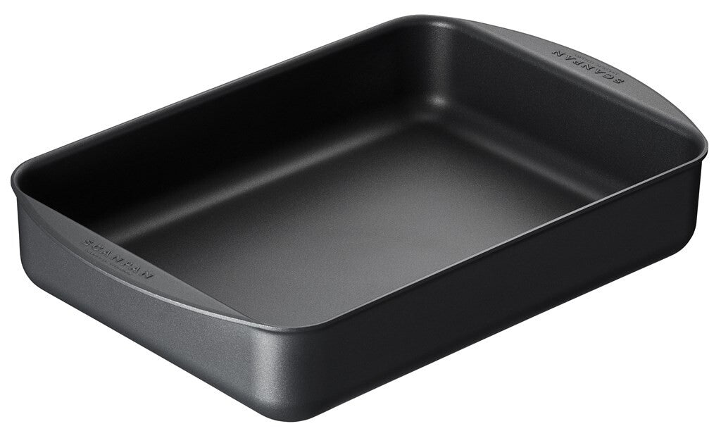SCANPAN Classic bradepande 34 x 22 cm set skråt forfra