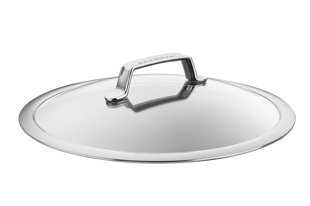 TechnIQ glaslåg 30 cm set skråt forfra på hvid baggrund