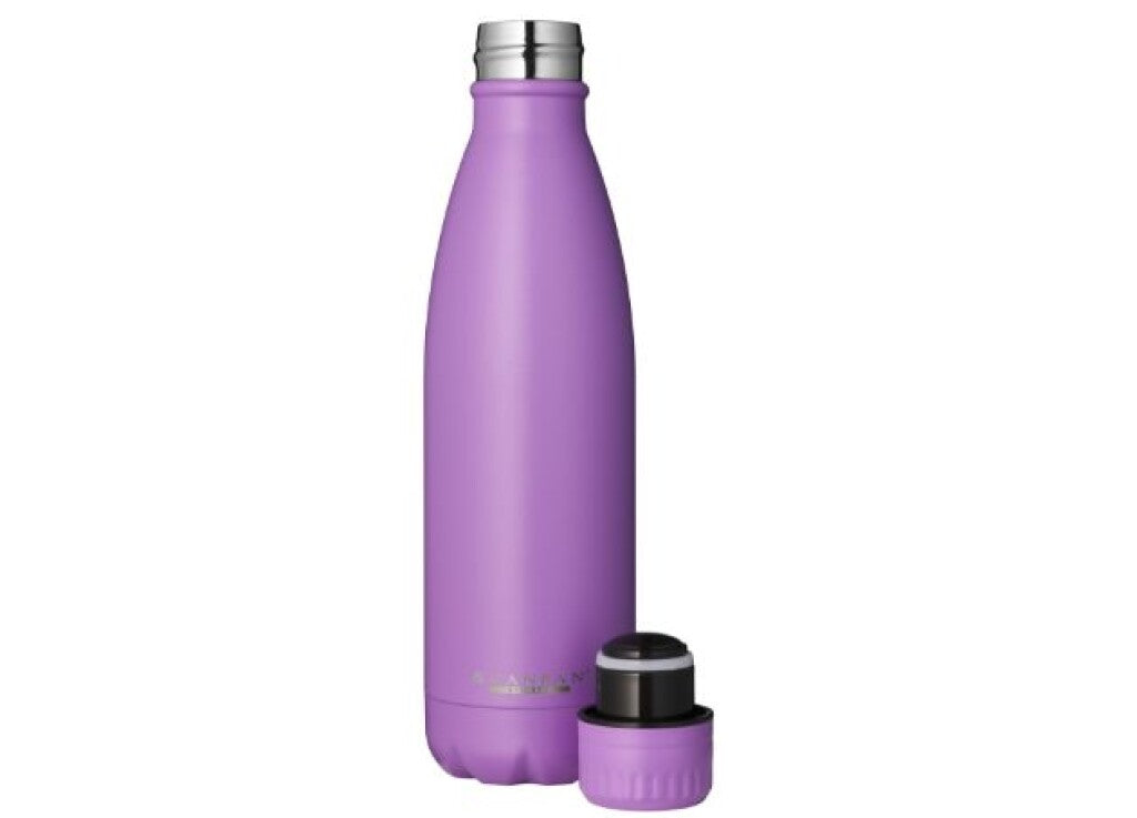 TO GO termoflaske 500 ml i farven Deep Lilac vist i brug