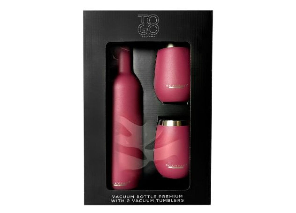 TO GO premium gift set shown in use
