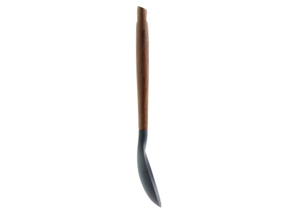 SCANPAN Kochlöffel 31 cm aus karbonisierter Esche von hinten
