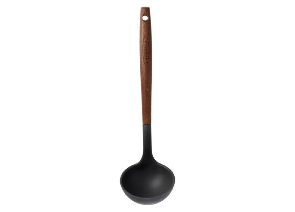 SCANPAN suppeske 31 cm i karboniseret ask vist fra forsiden