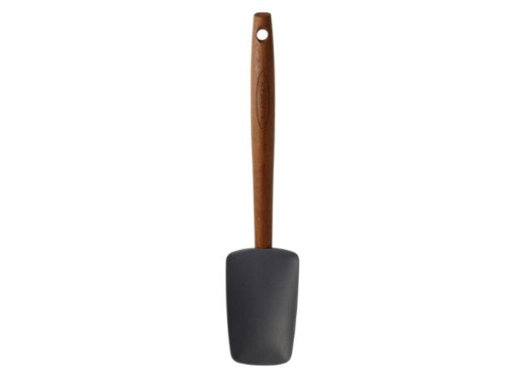 SCANPAN grydeskraber 28 cm i karboniseret ask vist fra forsiden