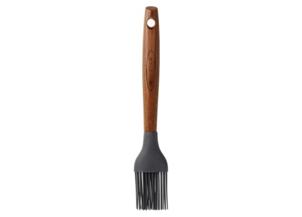 SCANPAN bagepensel 22 cm i karboniseret ask vist fra forsiden
