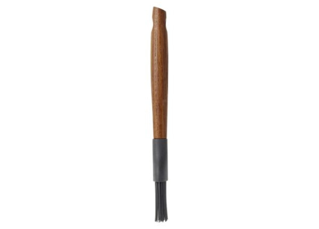 SCANPAN pastry brush 22 cm in carbonised ash viewed from the back