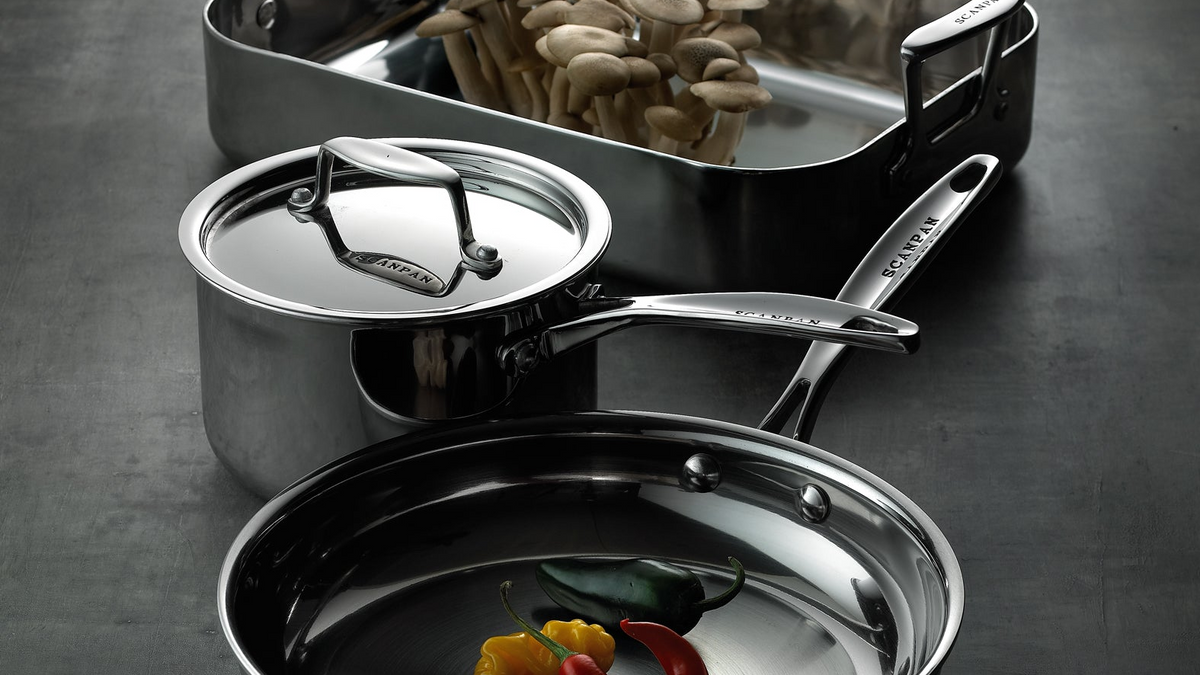 SCANPAN Fusion 5-kogegrej i rustfrit stål