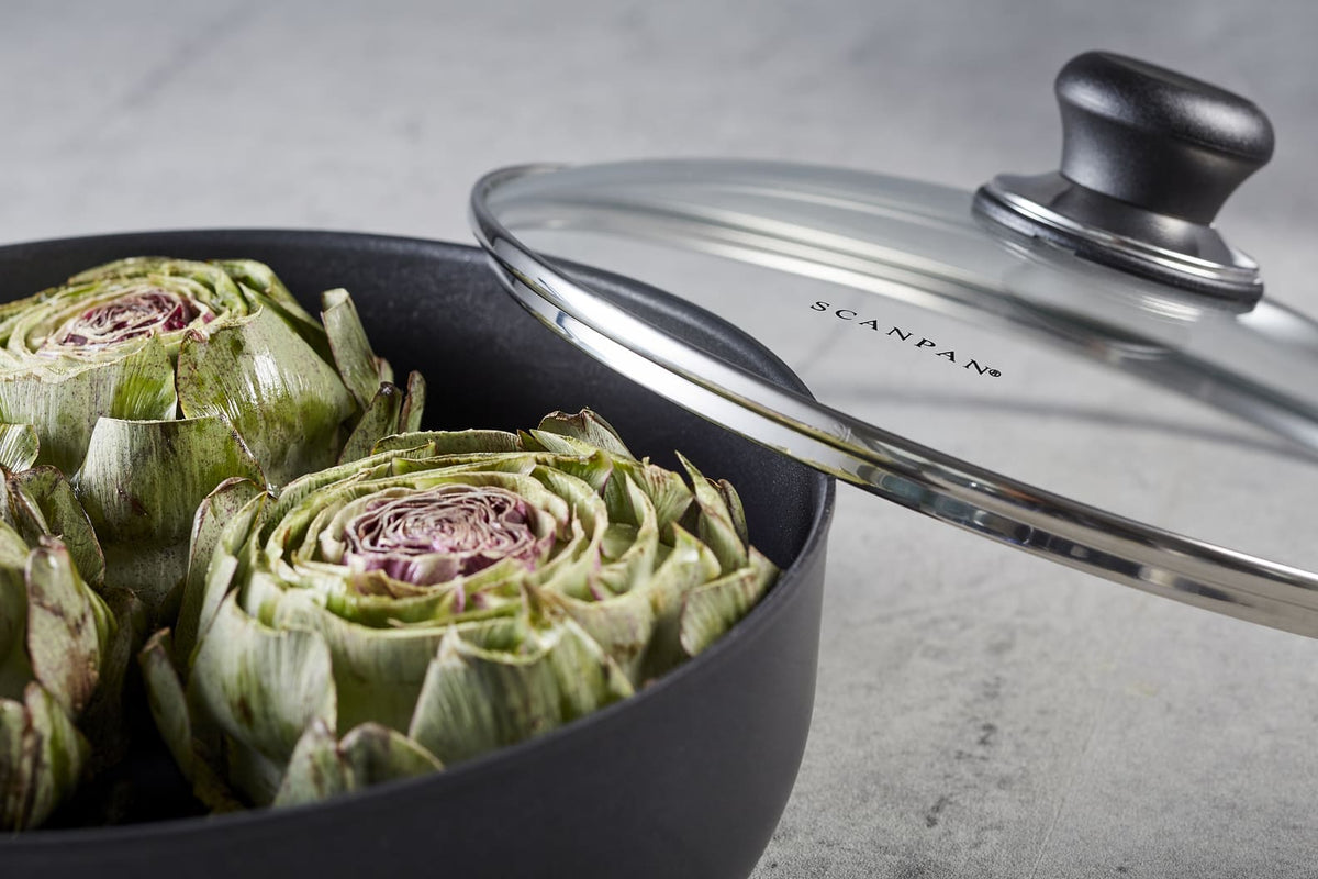 Accessoires voor SCANPAN-pannen op het aanrecht