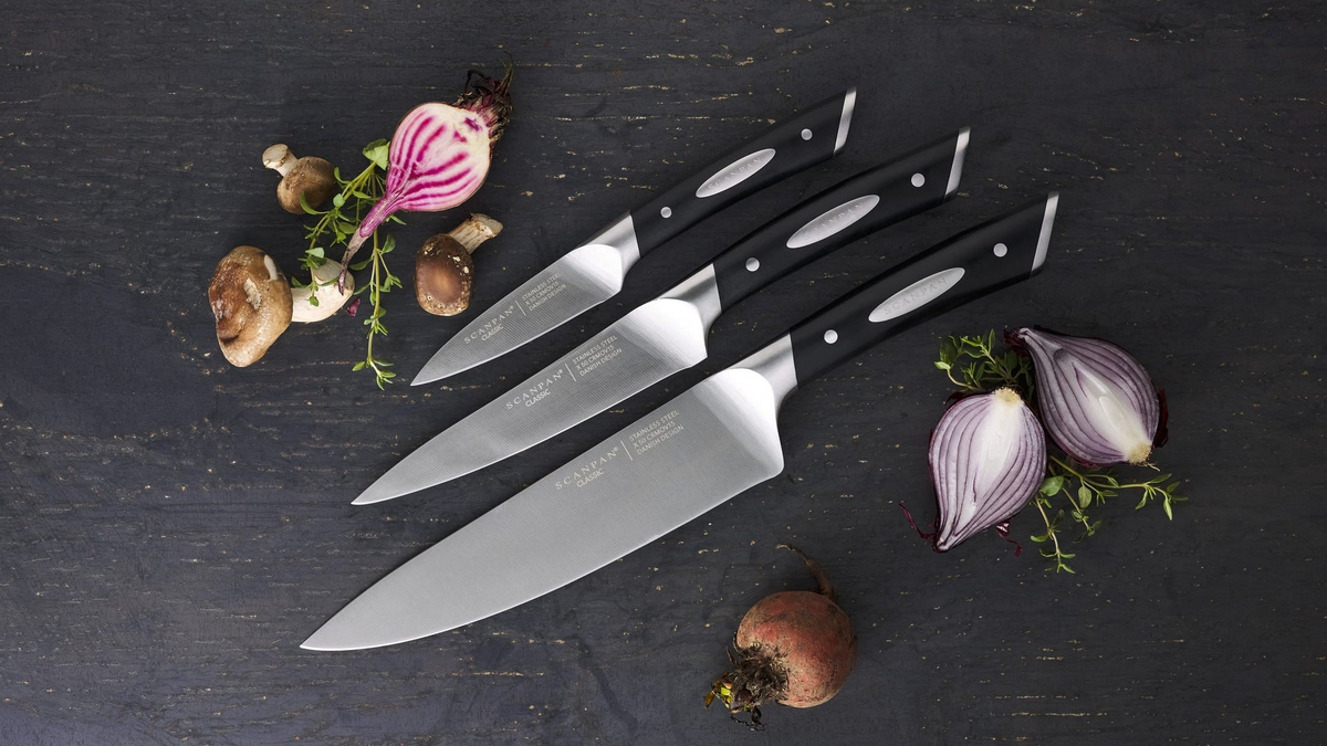 SCANPAN Classic-koksmes-set met drie messen
