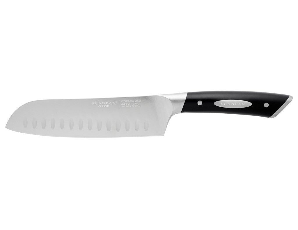 SCANPAN Classic Santoku knife 18 cm against a white background