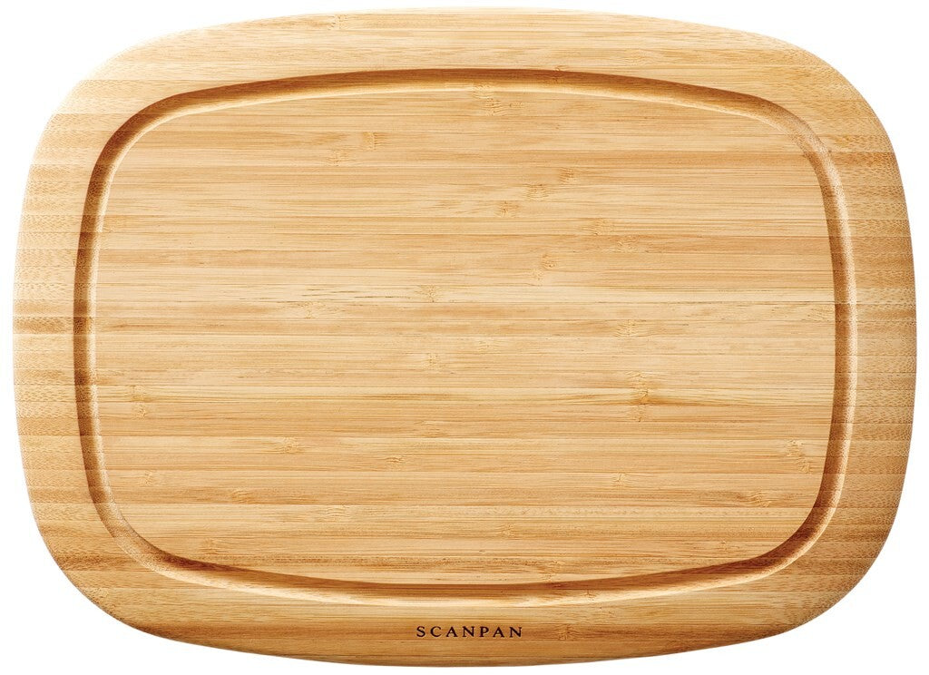 SCANPAN skærebræt i bambus 35 x 26 cm set ovenfra