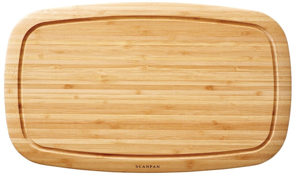 SCANPAN skærebræt i bambus 50 x 30 cm set ovenfra