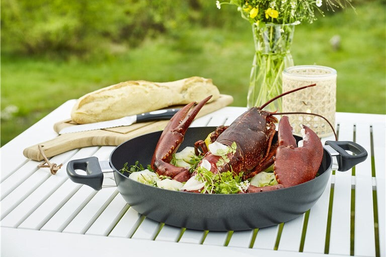 Mat tilberedt i en SCANPAN Classic-chefpanne