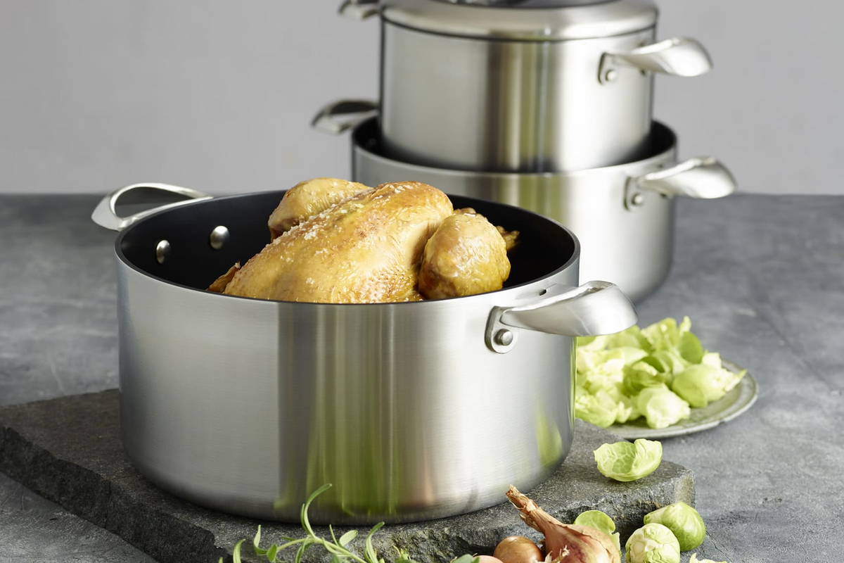 SCANPAN CTX cookware on a modern hob