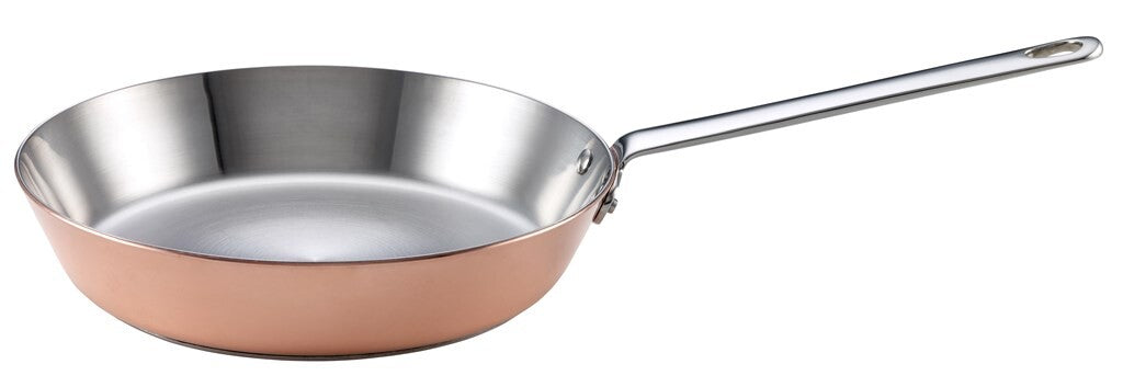 SCANPAN Maitre D' stegepande 26 cm i kobber set fra siden