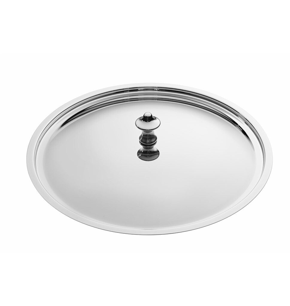 SCANPAN Maitre D' Edelstahldeckel 24 cm in Schrägansicht