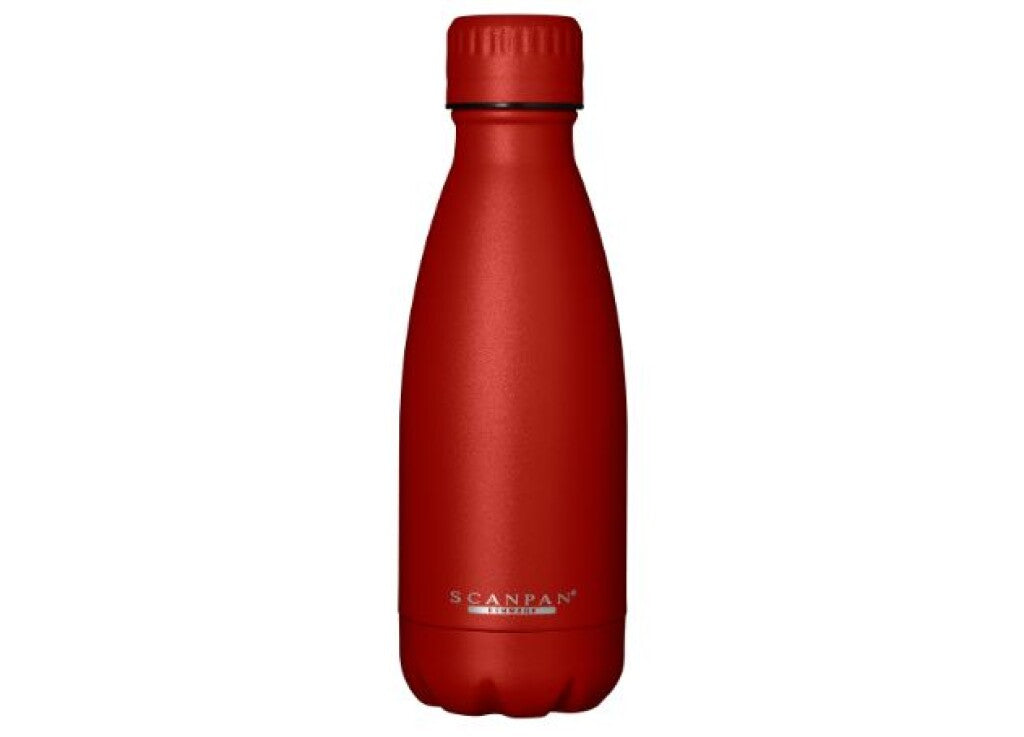 TO GO thermosfles 350 ml in de kleur Reynolde red op een witte achtergrond
