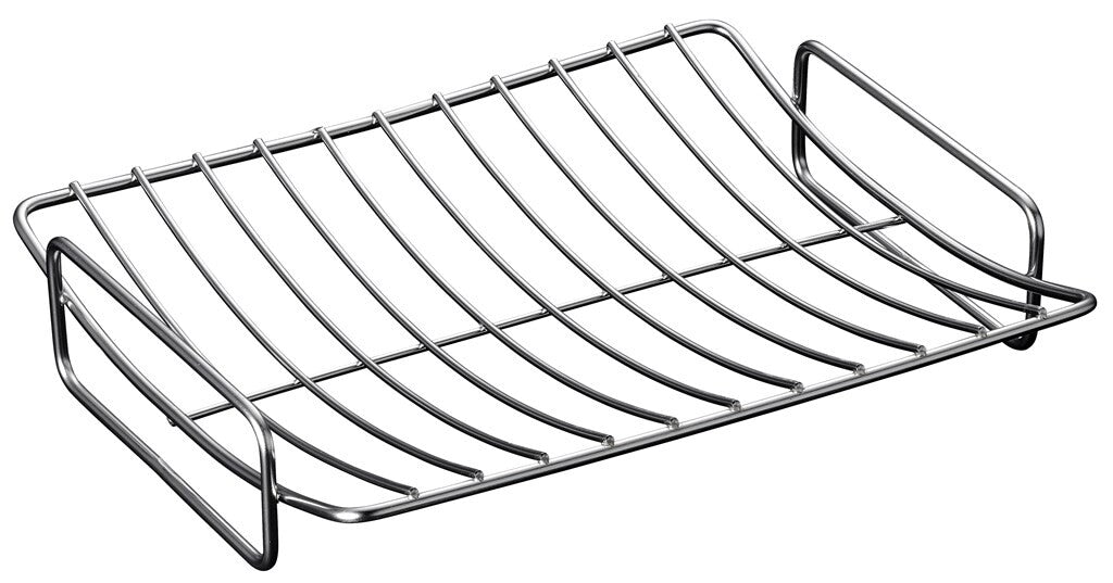 SCANPAN 31 x 24.5 cm rack for Classic roasting pan viewed at an angle