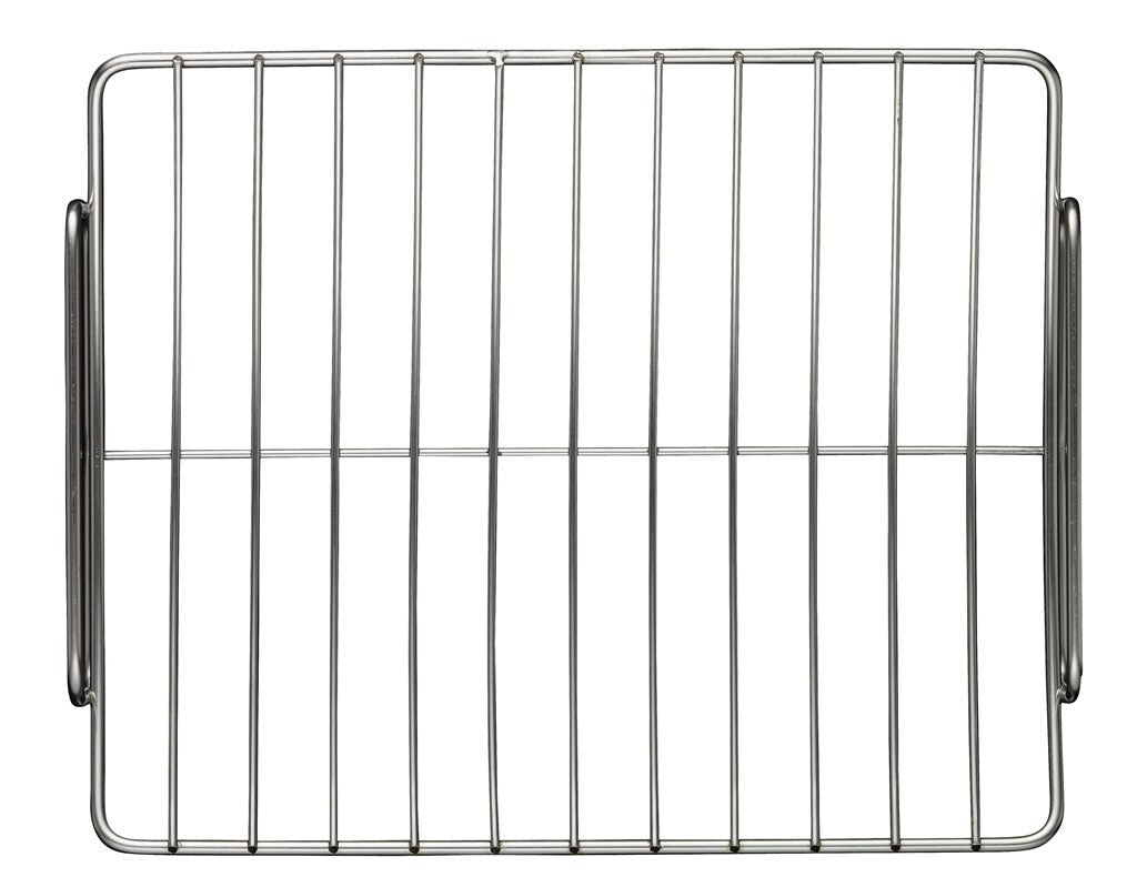 SCANPAN 31 x 24.5 cm rack for Classic roasting pan viewed from above