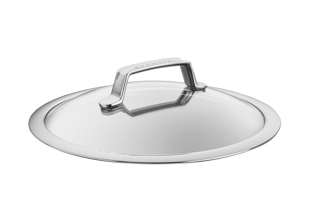 TechnIQ glasslokk 26 cm sett på skrå forfra mot hvit bakgrunn