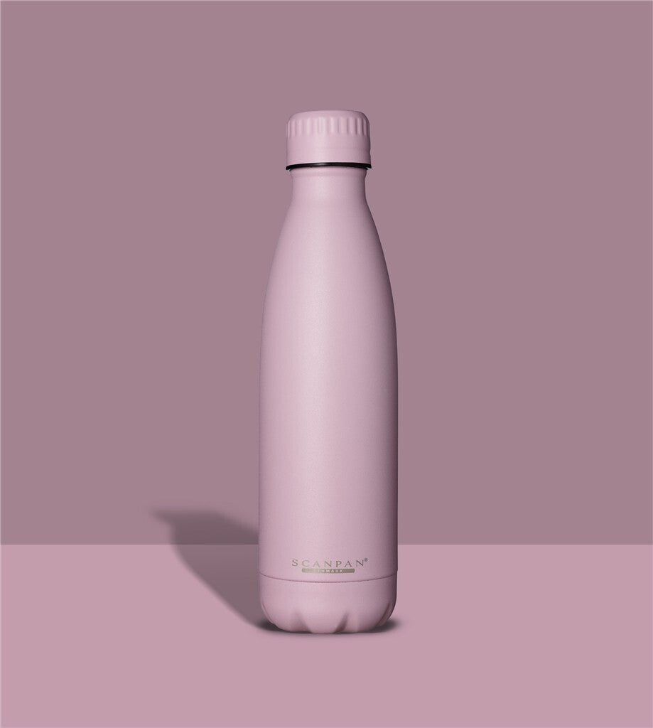 TO GO termoflaske 500 ml i farven Dawn pink på matchende farvebaggrund