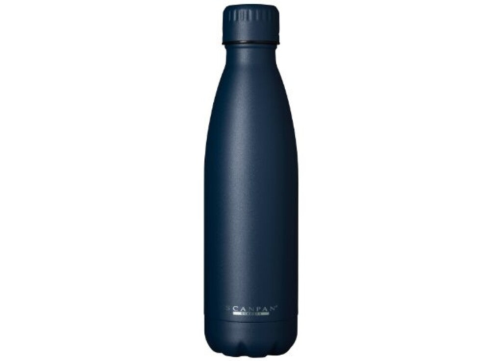 TO GO termoflaske 500 ml i farven Oxford blue vist på hvid baggrund