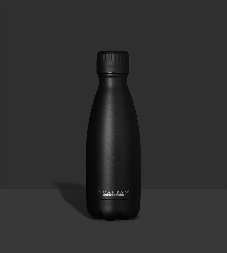 TO GO thermosfles 350 ml in de kleur Black op een bijpassende achtergrond