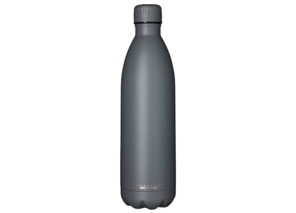 TO GO Thermoflasche 1000 ml in der Farbe Neutral grey auf weißem Hintergrund