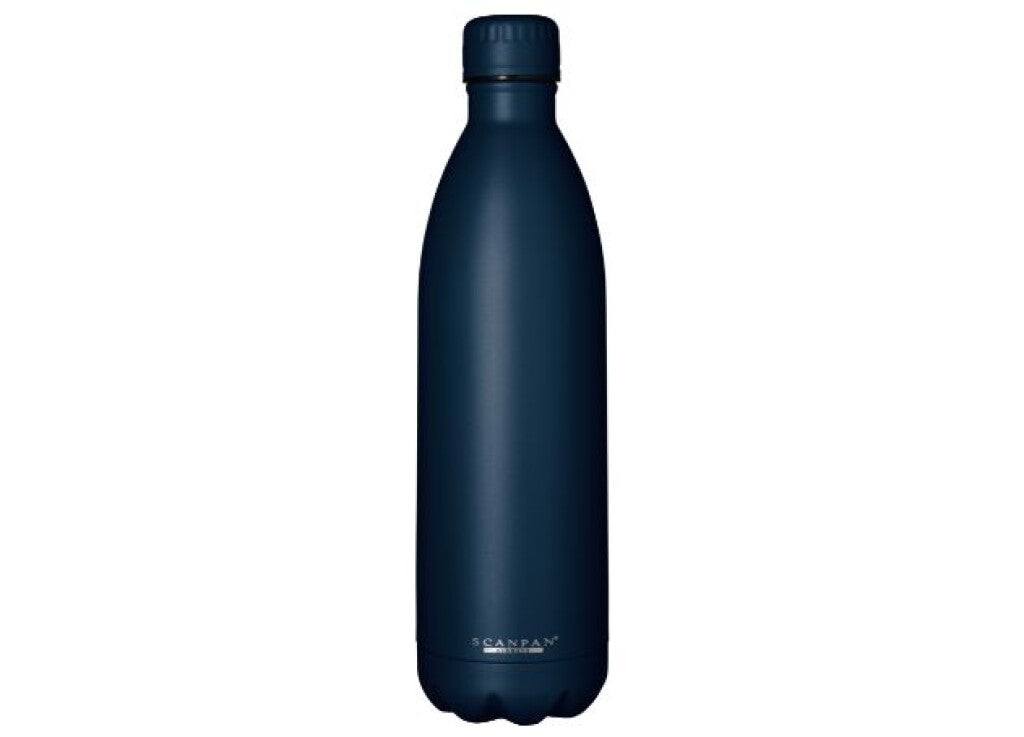 TO GO Thermoflasche 1000 ml in der Farbe Oxford blue auf weißem Hintergrund