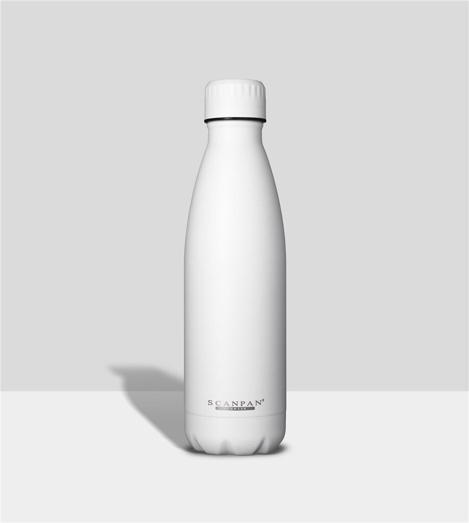 TO GO termoflaske 500 ml i farven White på matchende farvebaggrund