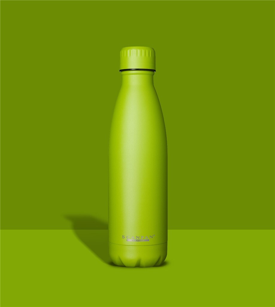 TO GO termoflaske 500 ml i farven Lime Green på matchende farvebaggrund