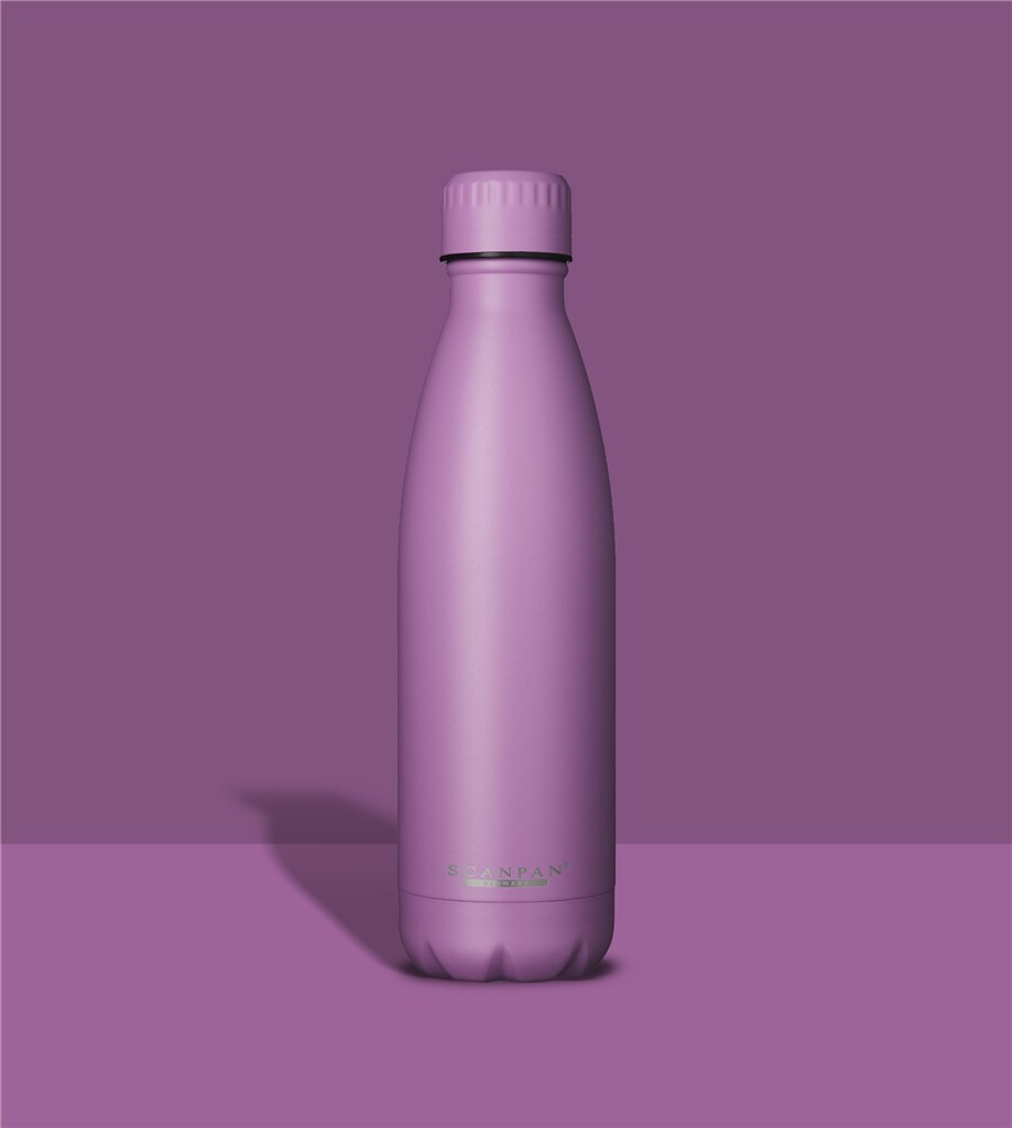 TO GO termoflaske 500 ml i farven Deep Lilac på matchende farvebaggrund