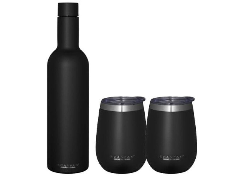 Detalje af TO GO premium gavesæt i farven Black