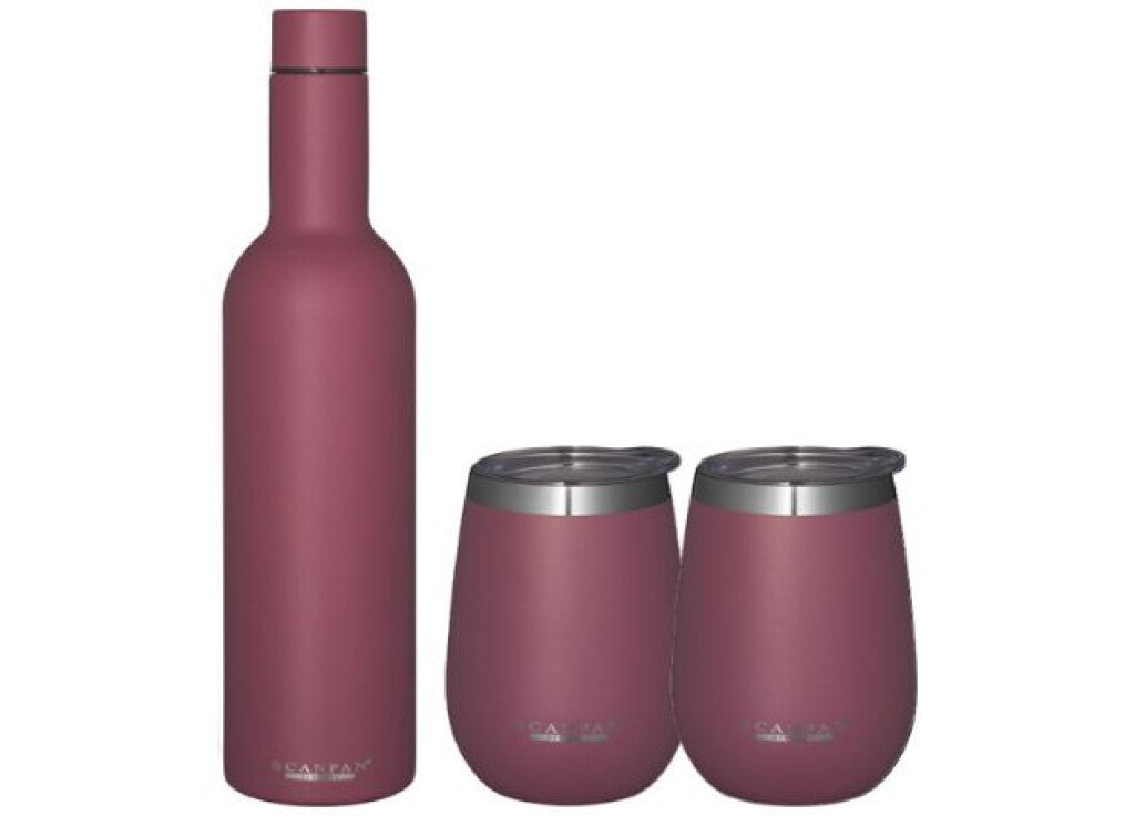 Detail of the TO GO premium gift set in Persian Red