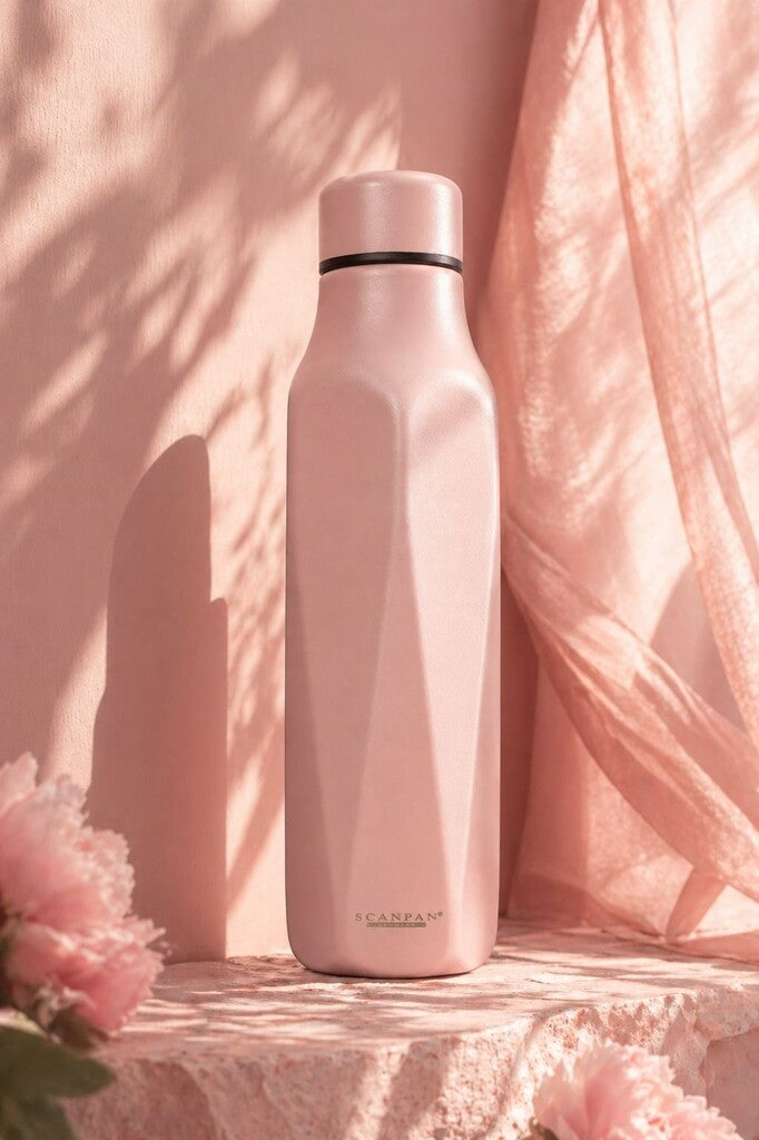 TO GO Explore thermosfles 500 ml in de kleur Rose op een witte achtergrond