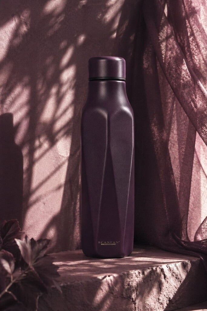 TO GO Explore thermosfles 500 ml in de kleur Plum op een witte achtergrond