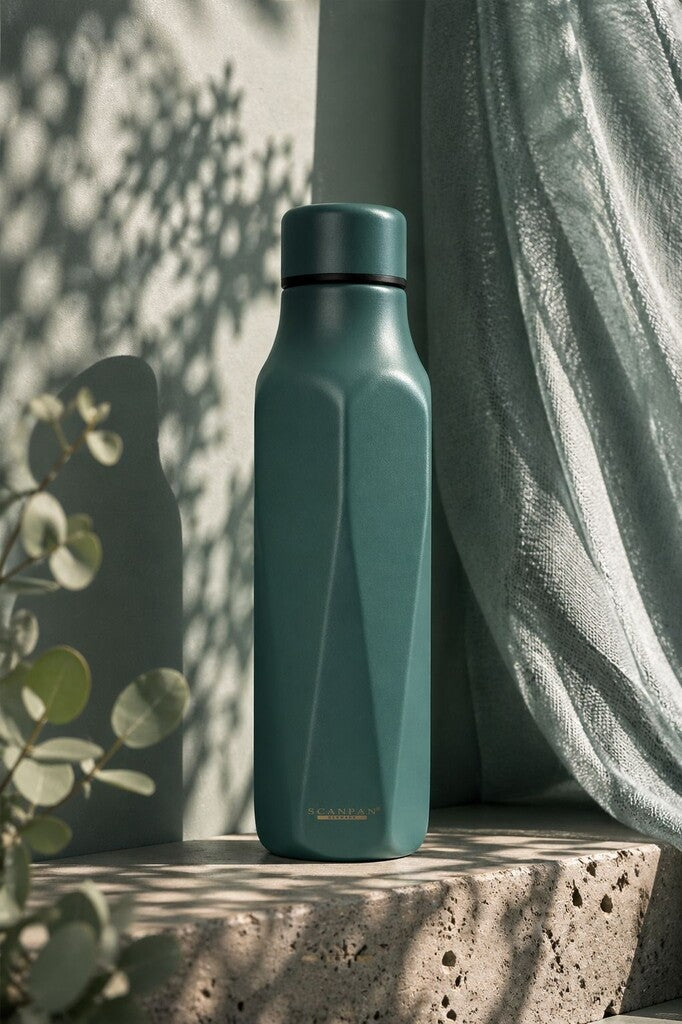 TO GO Explore thermosfles 500 ml in de kleur Agave op een witte achtergrond
