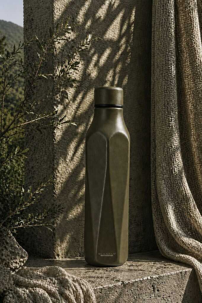 TO GO Explore thermosfles 500 ml in de kleur Pine op een witte achtergrond