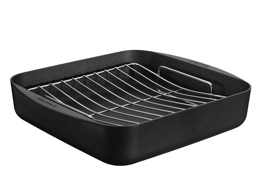TechnIQ Square bradepanne 33 × 33 cm med rist