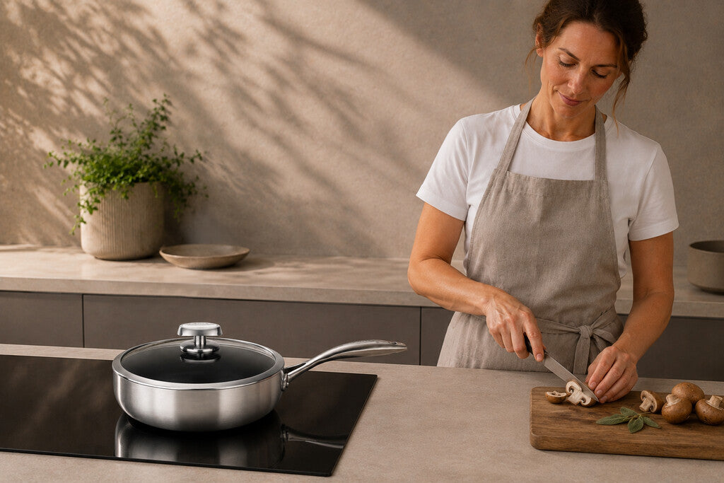 CTQ deep sauté pan