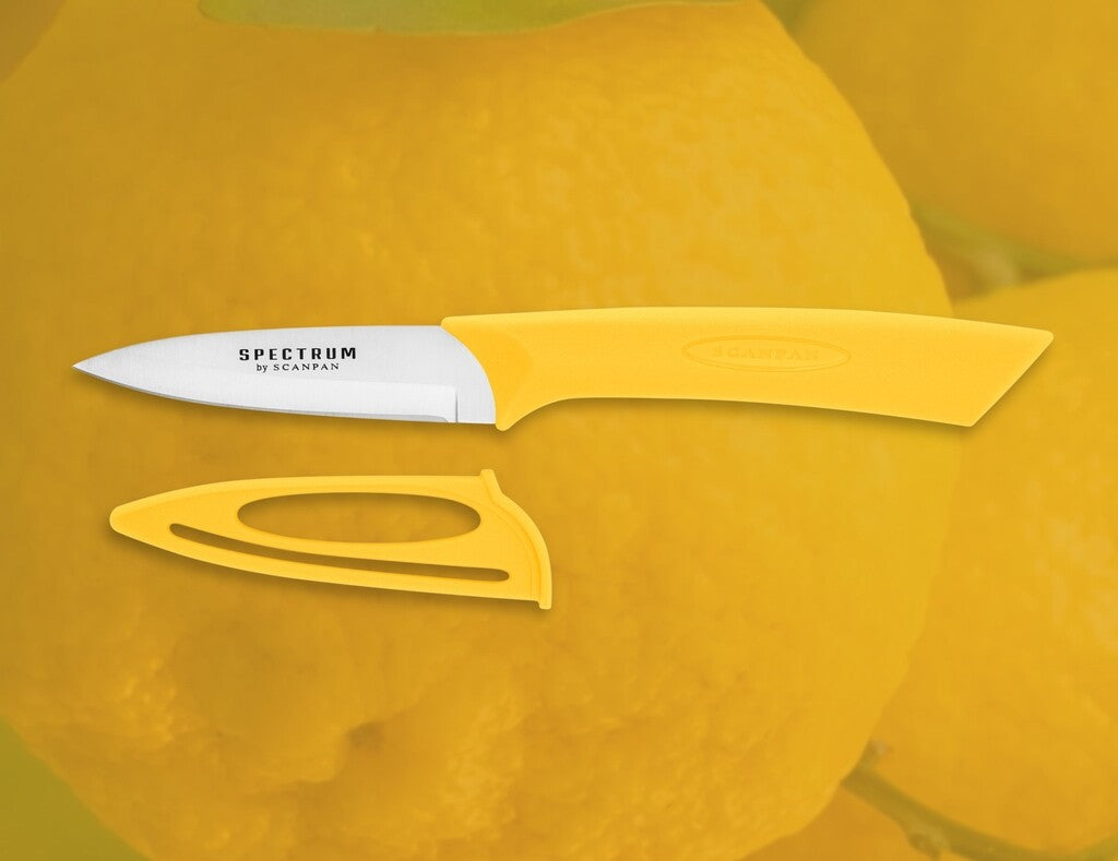 Spectrum paring knife 8 cm in Sunstruck on a white background