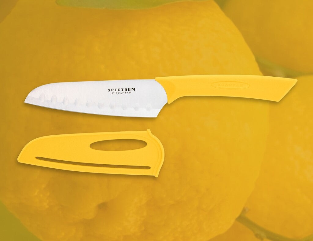 Spectrum santoku knife in Sunstruck on a white background