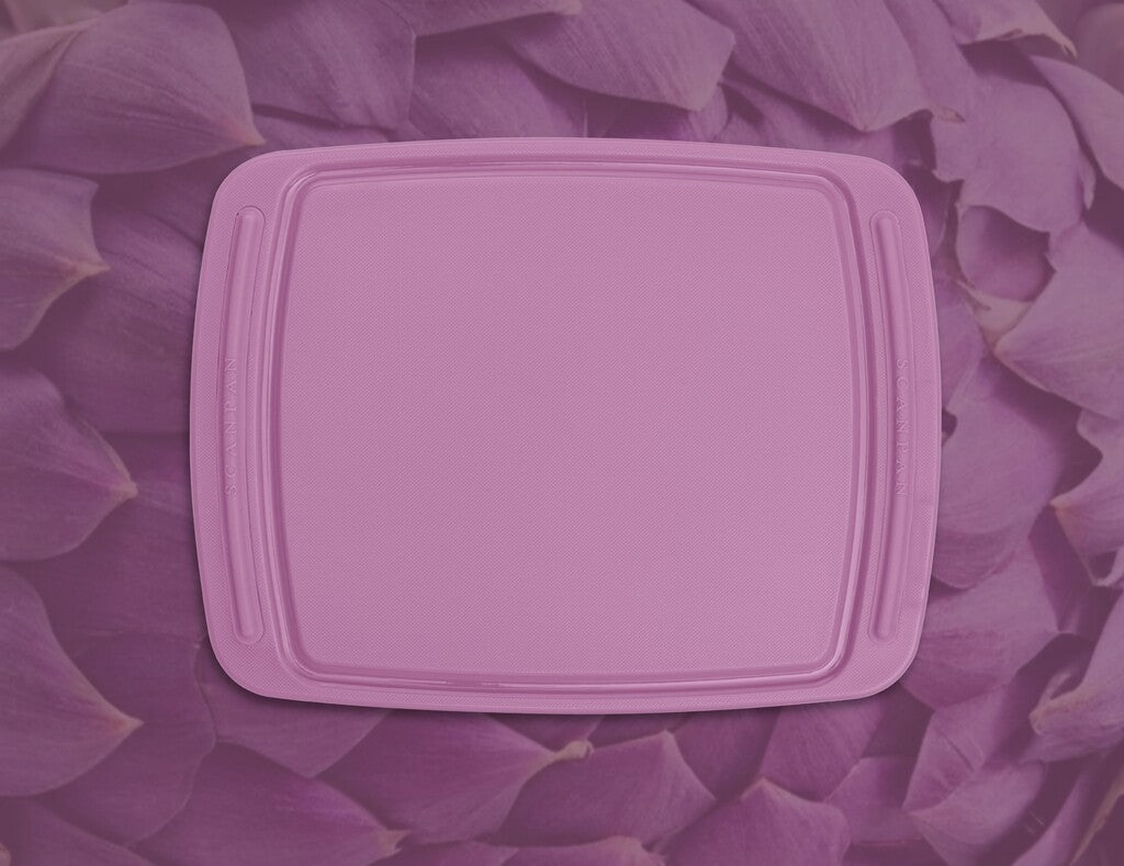 Spectrum chopping board 26 × 20 cm in Dusty Lavender on a white background