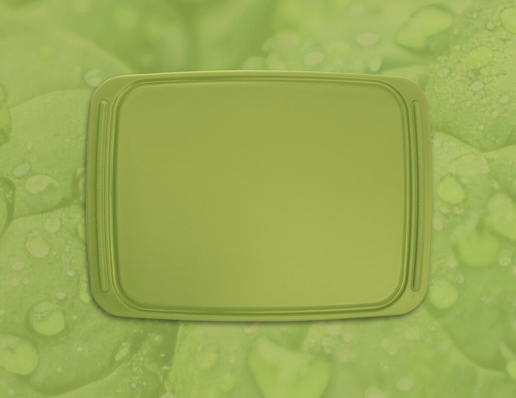 Spectrum snijplank 41 × 30 cm in de kleur Spinach Green op een witte achtergrond