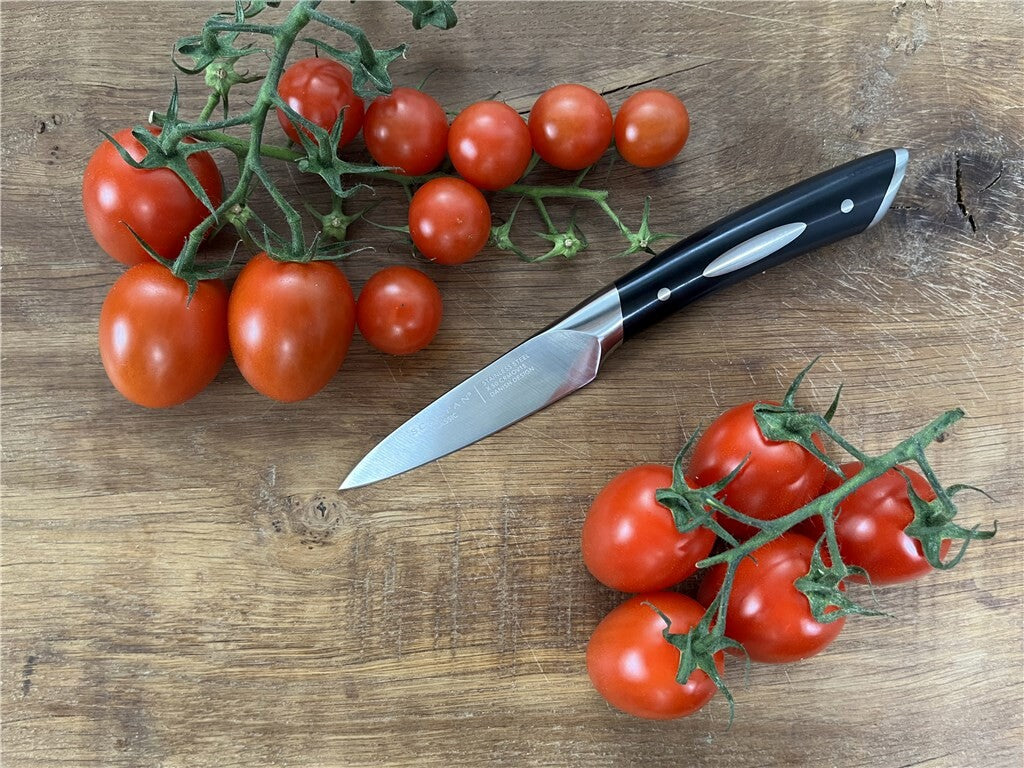 SCANPAN Classic paring knife 9 cm shown with vegetables