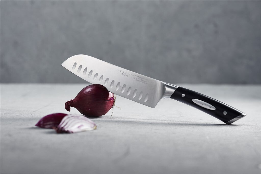 SCANPAN Classic Santoku knife 18 cm preparing vegetables