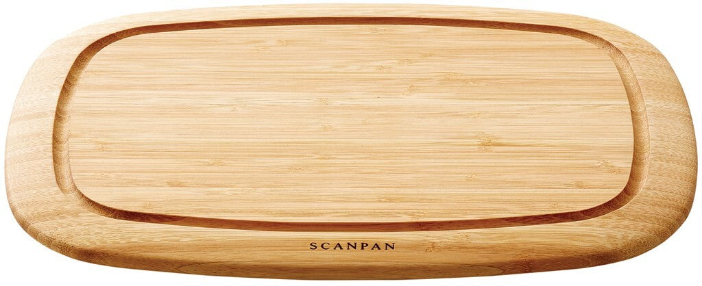 SCANPAN skærebræt i bambus 35 x 26 cm set forfra