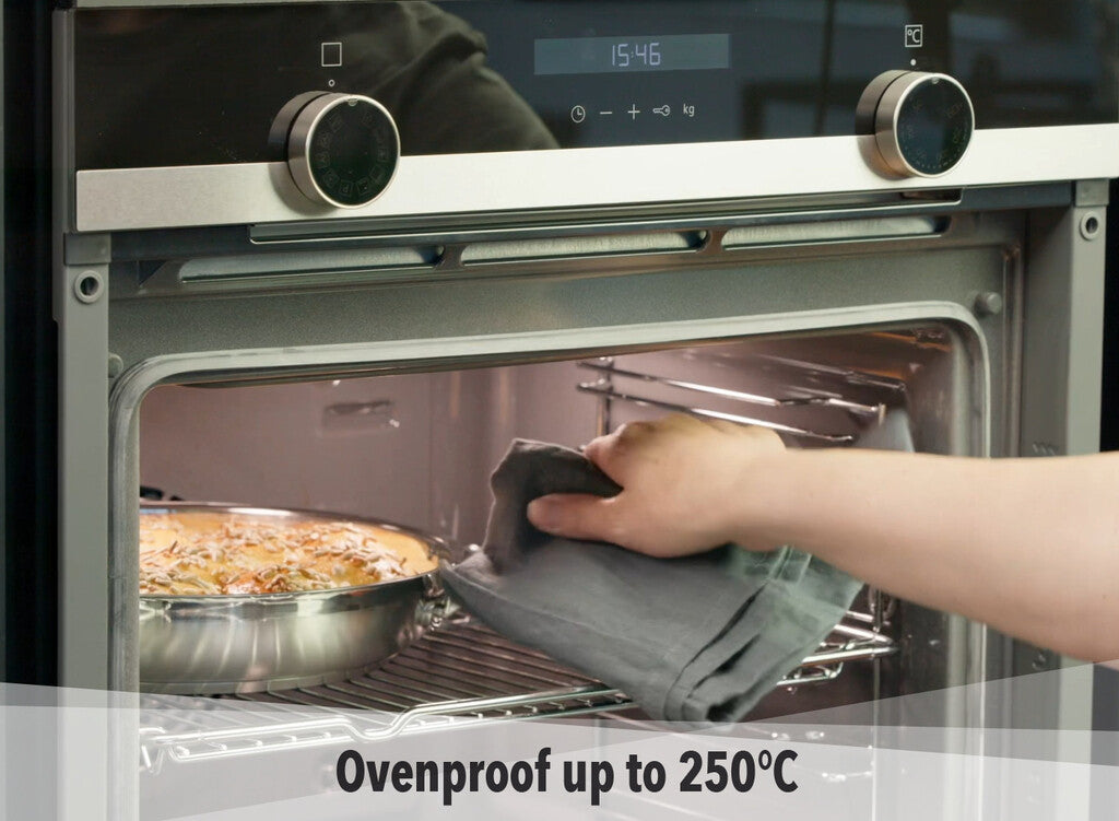 Impact stegepande – grafik om ovnfasthed op til 250 °C