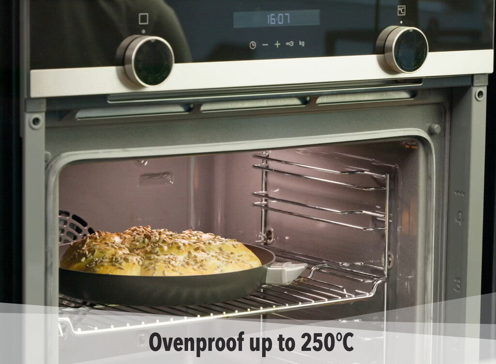 Urban Schmorpfanne – Grafik zur Ofenfestigkeit bis 250 °C